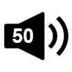 Aural Rating 50% icon